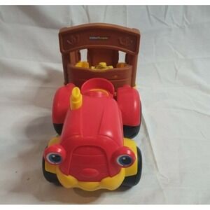 Fisher-Price Little People Tow n Pull Red Tractor Sounds Songs 2011